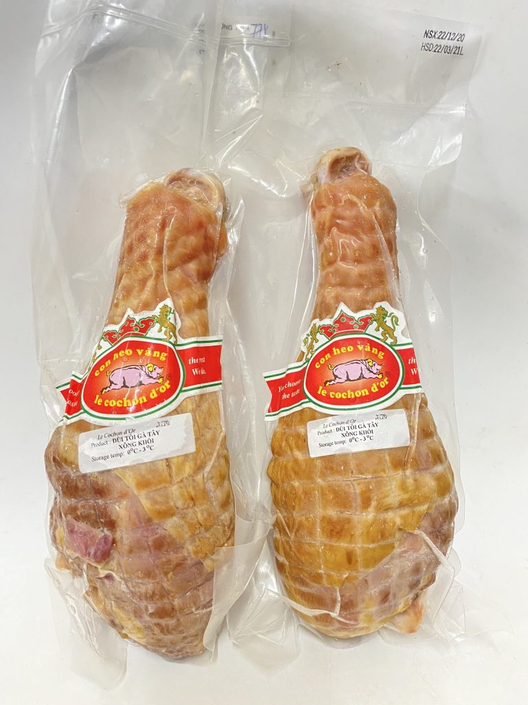 Đùi gà tây xông khói